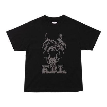Hoddle H.D.L. Bark Tee Black