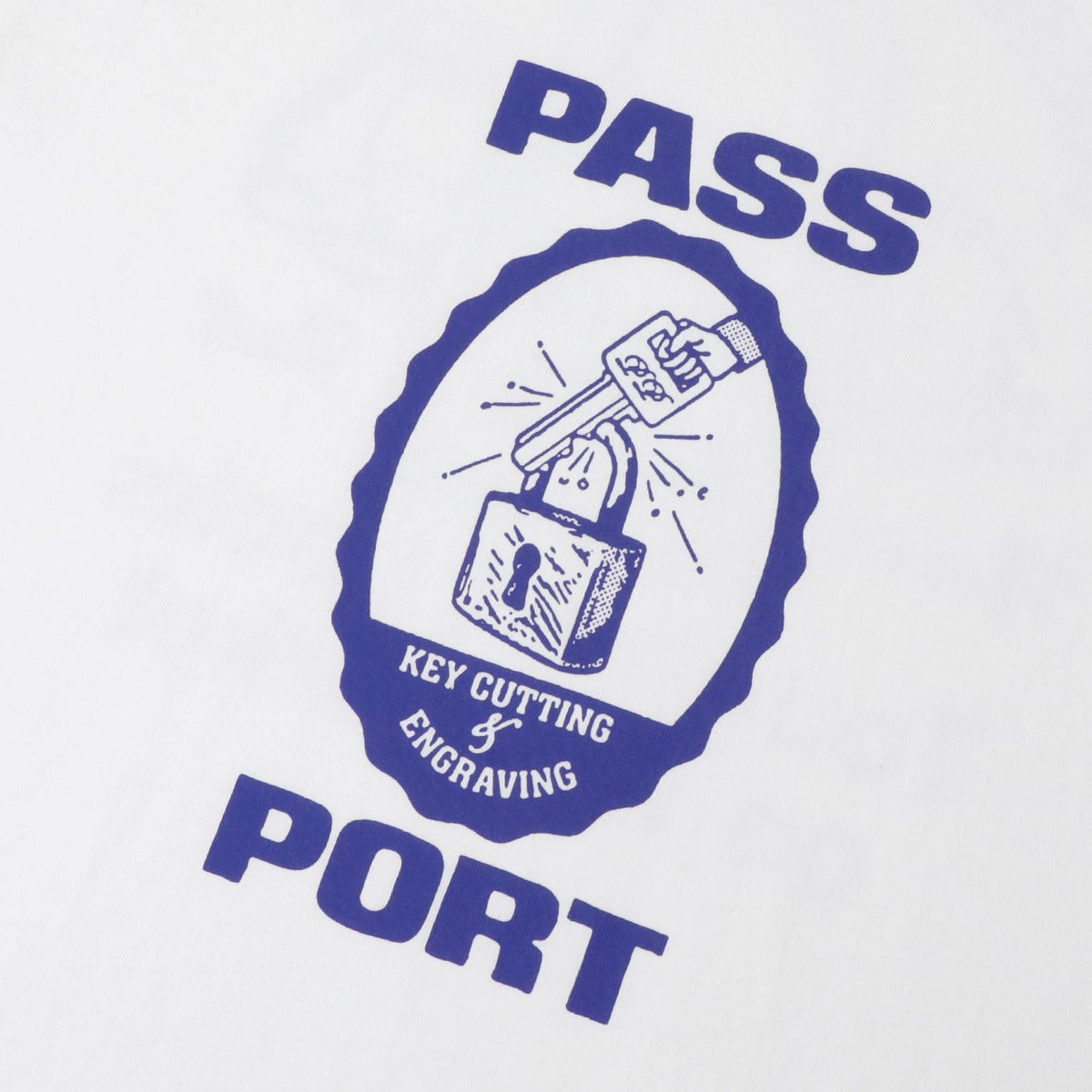Pass-Port Hercu~locks Tee White