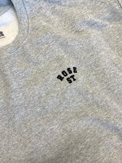Rose Street Emb Arc Logo Crew Sports Grey