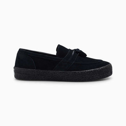 Last Resort VM005 Loafer Suede: Black/Black/Black Stitch