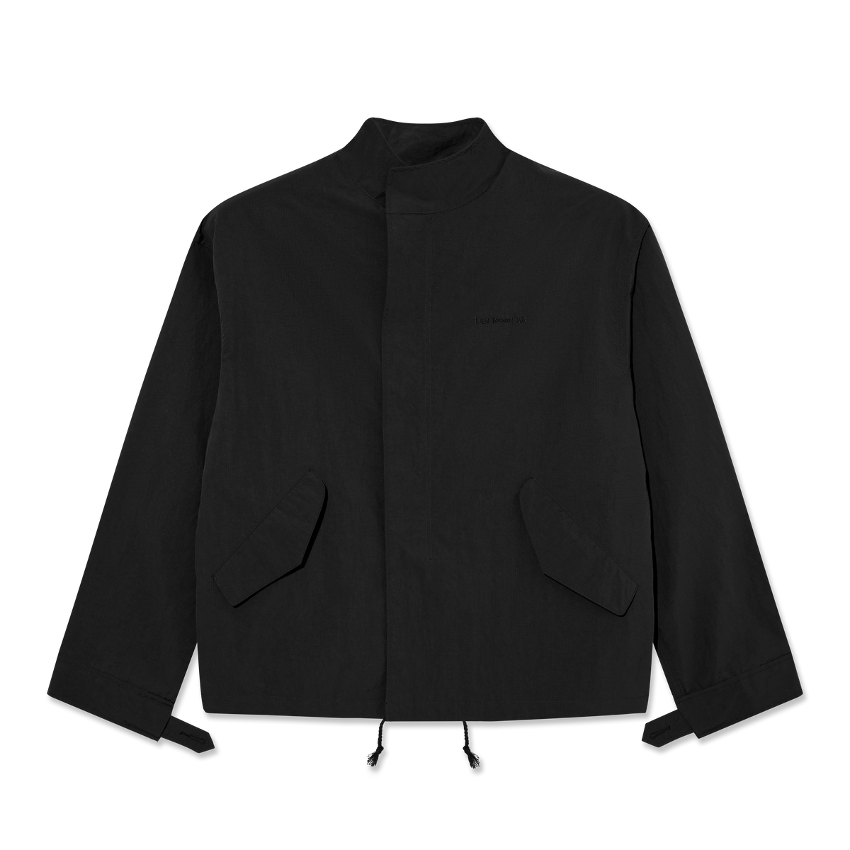 Last Resort Cropped Parka Black