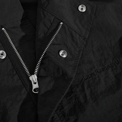 Last Resort Cropped Parka Black