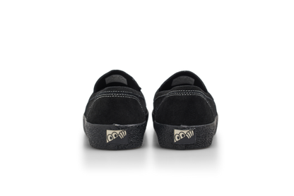 Last Resort VM005 Loafer Suede: Black/Black/White Stitch