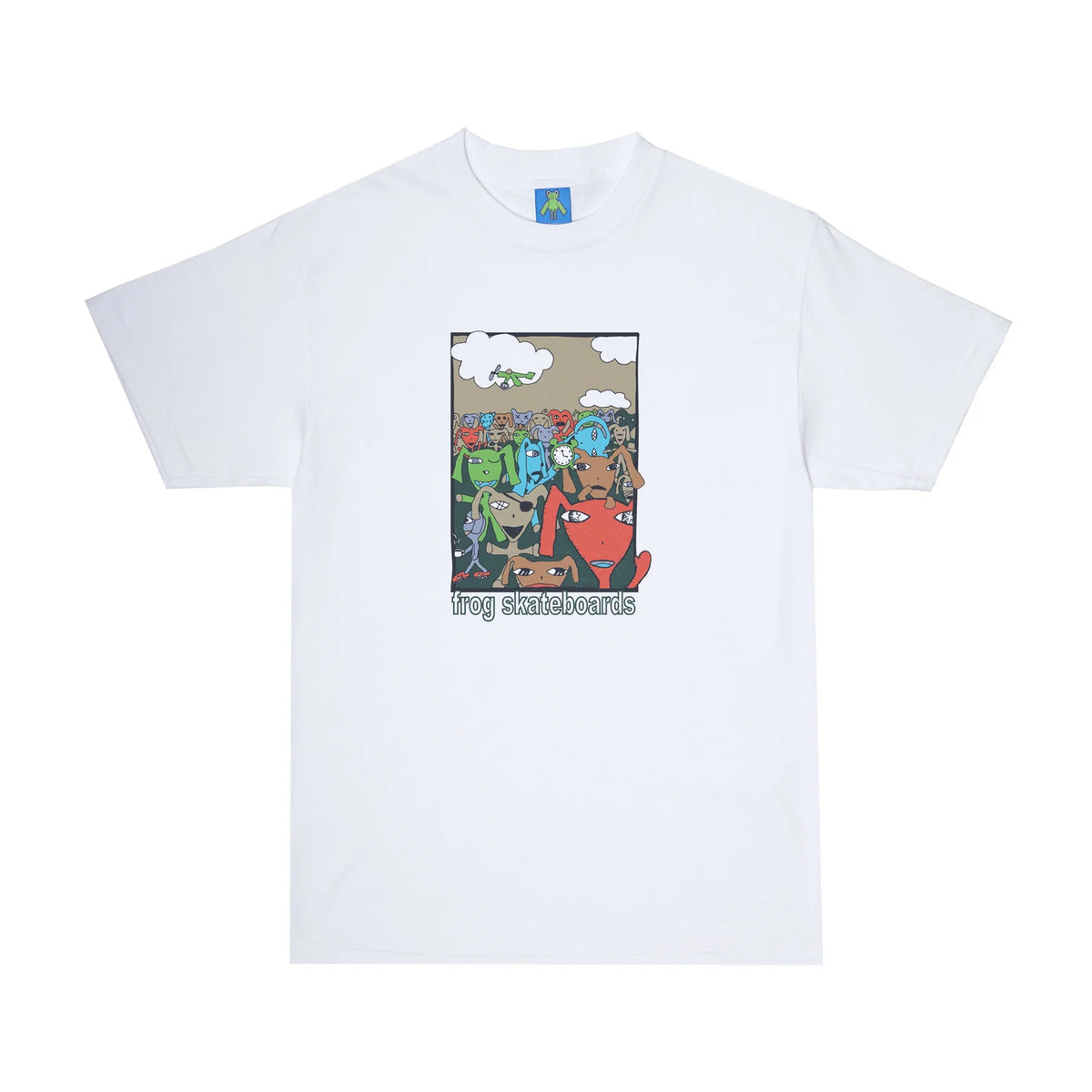 Frog Party Monster Tee White