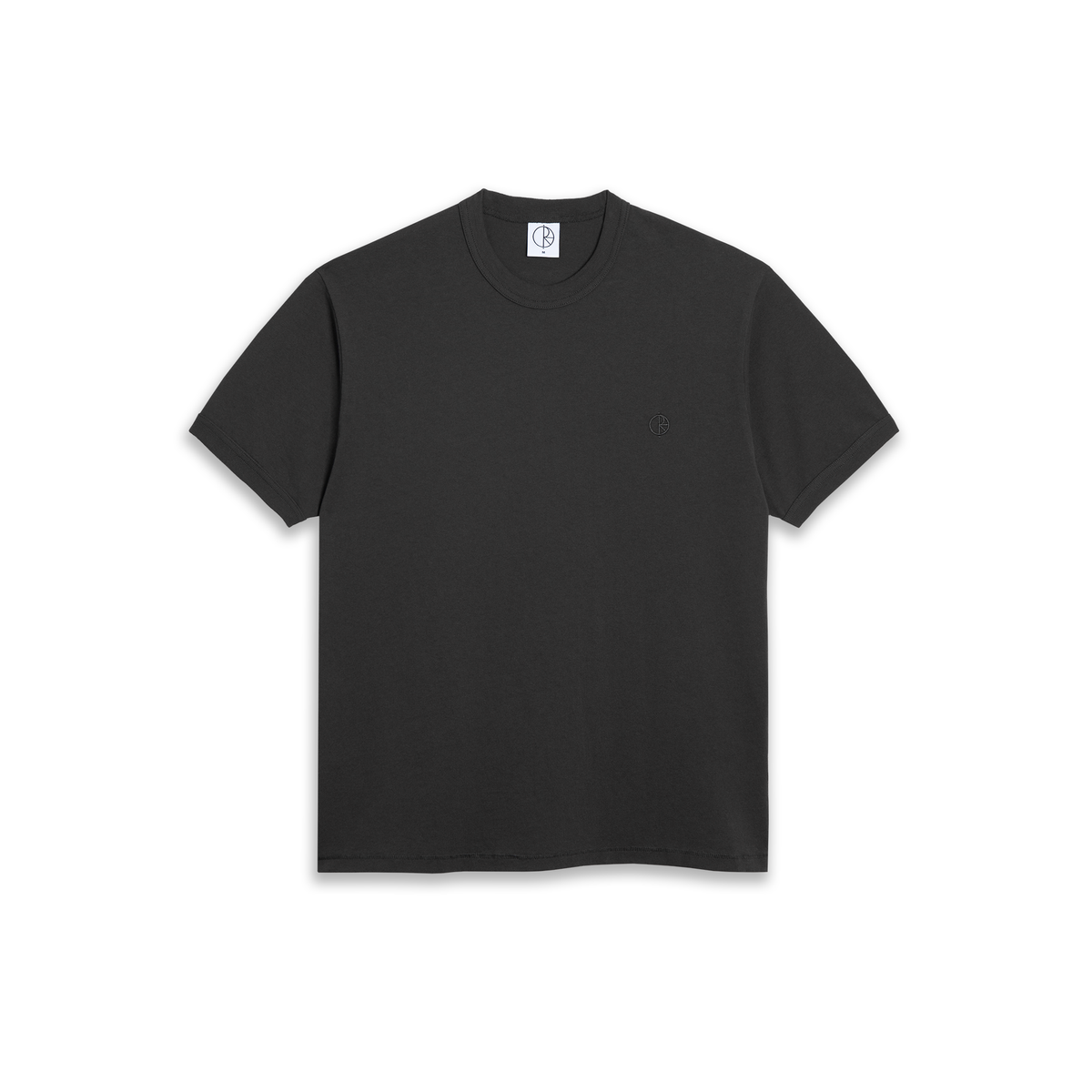Polar Ringer Tee: Dirty Black