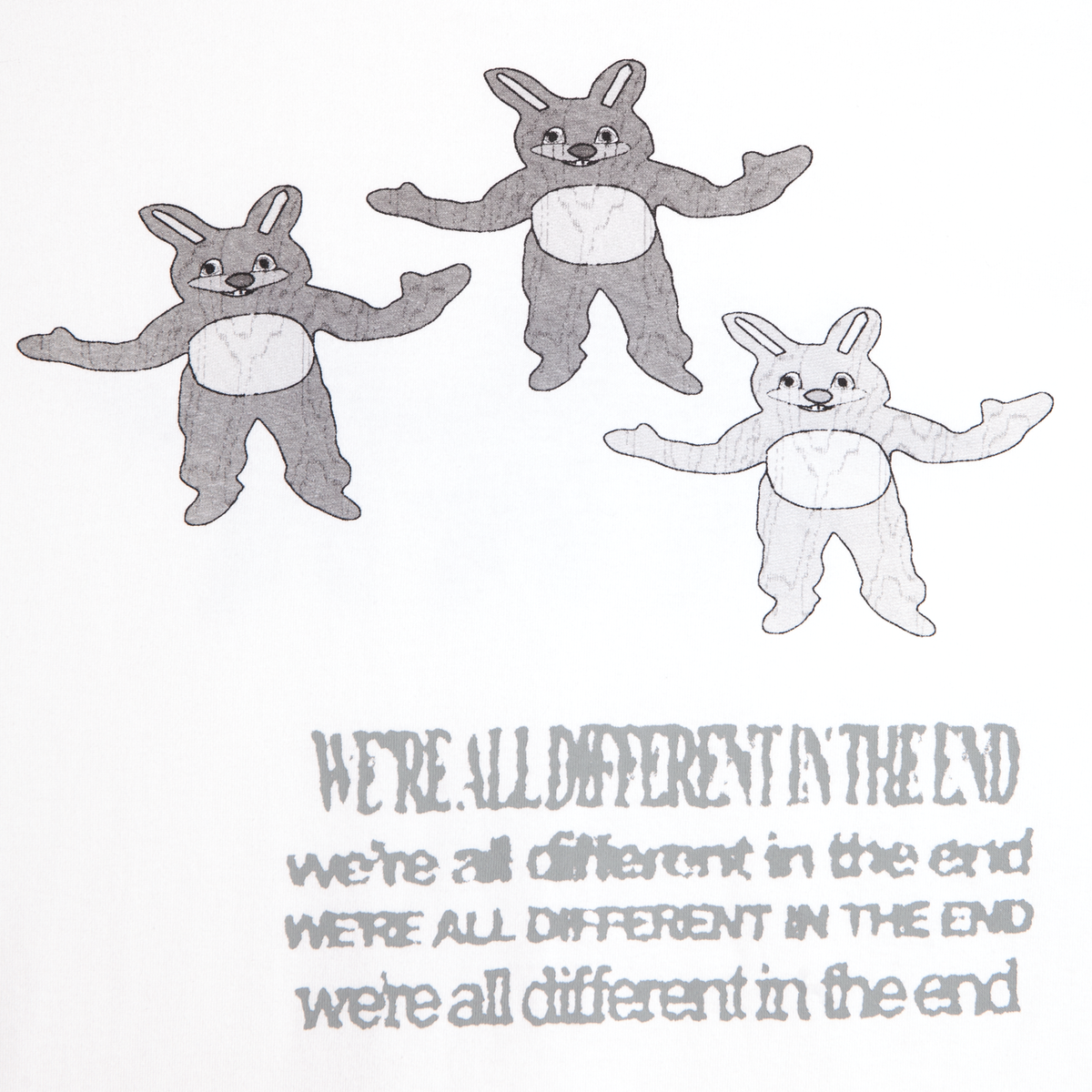Polar Different in the End Tee White