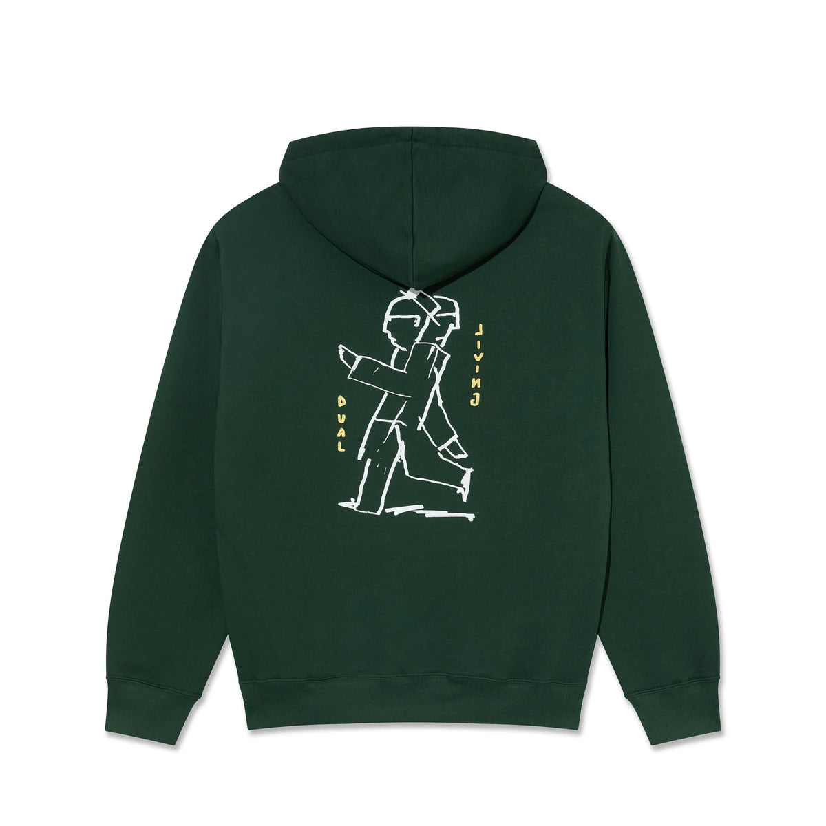 Polar Dave Hoodie Dual Living Dk Green