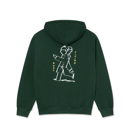 Polar Dave Hoodie Dual Living Dk Green