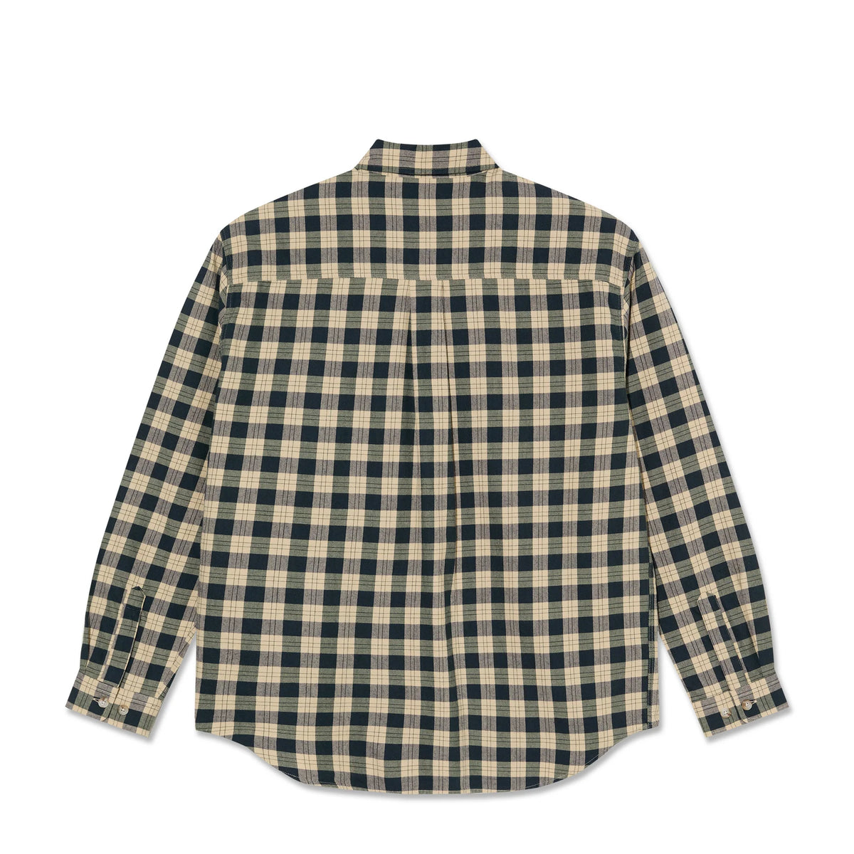 Polar Mitchell LS Shirt: Teal/Butter