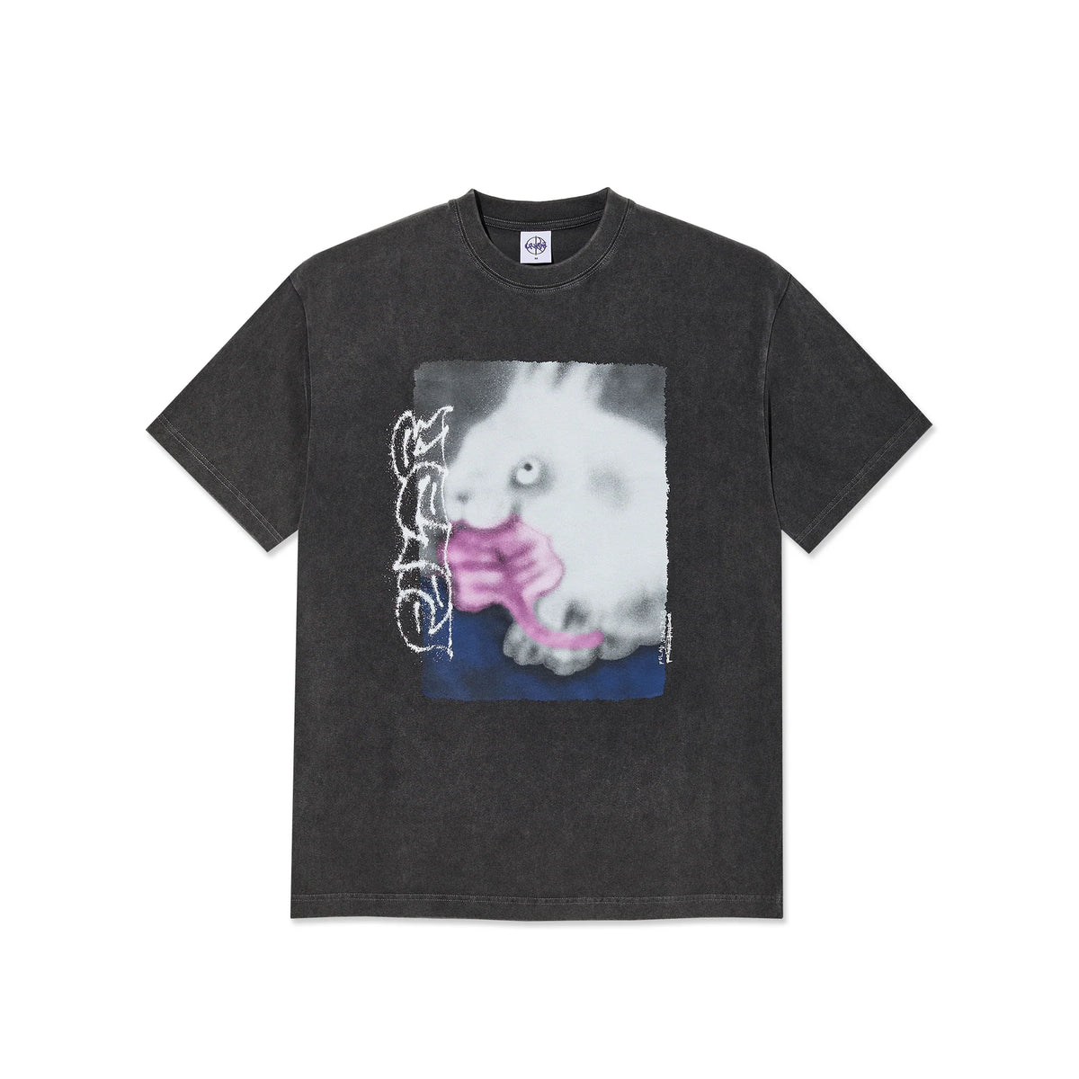 Polar Rabbit Tee Silver Black