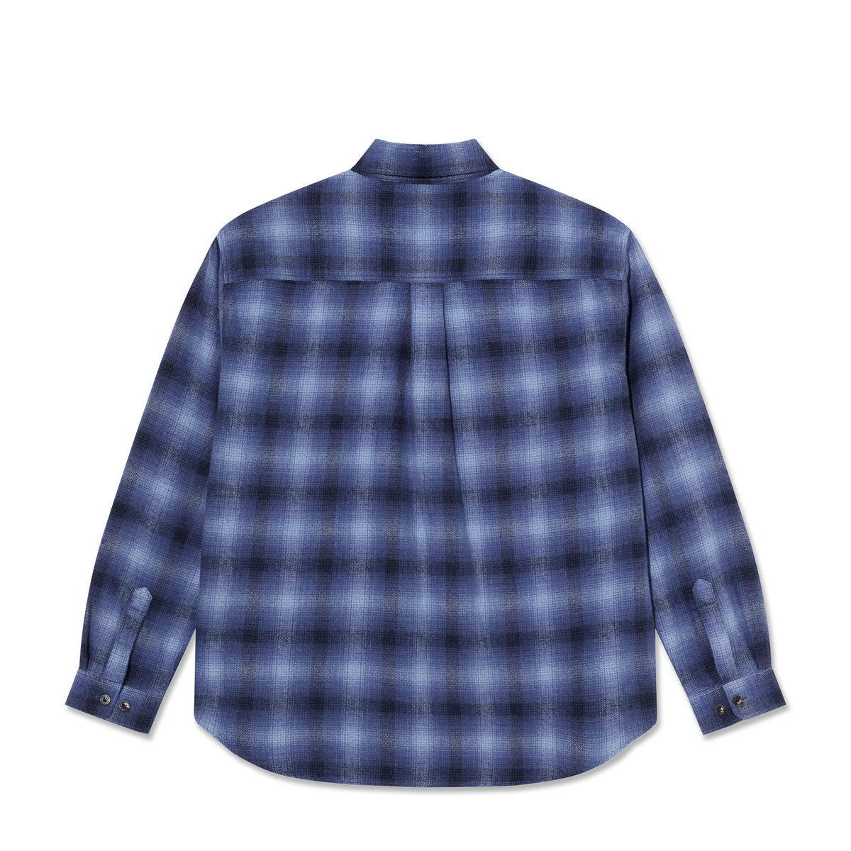 Polar Mitchell LS Shirt: Shadow Check Blue