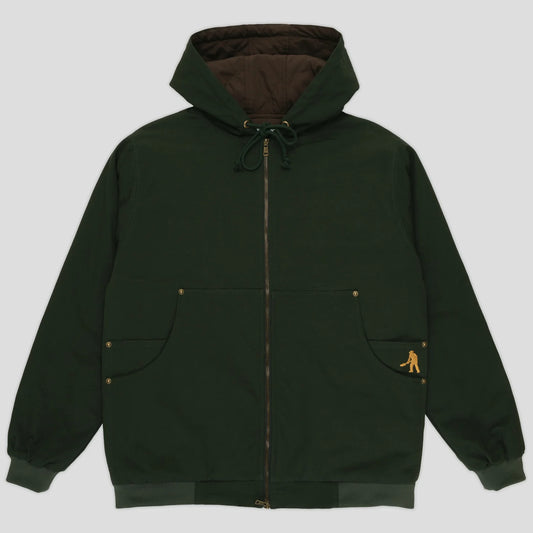 Pass-Port Ripstop Diggers Club Zip Hood: Dark Green