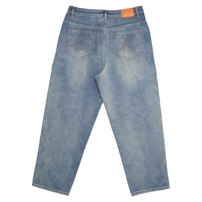 Hoddle Ranger Jean: Worn Wash Blue