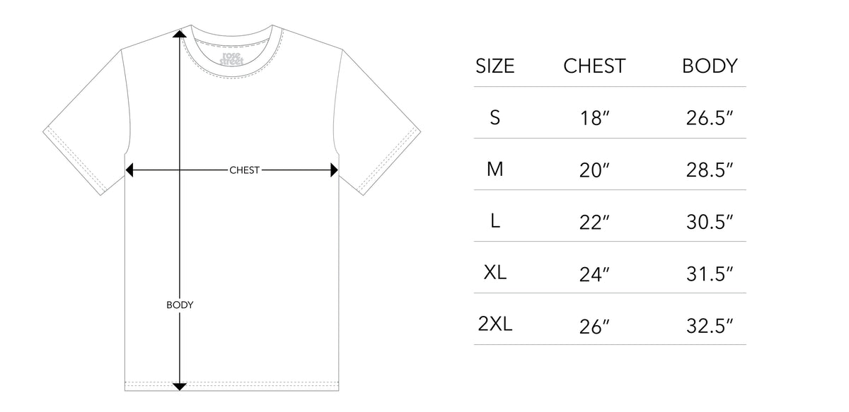 Rose Street Snack Tee White