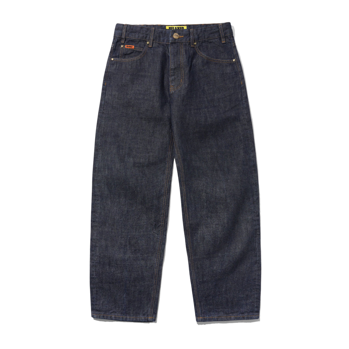 Butter Relaxed Denim Jeans: Selvedge Blue