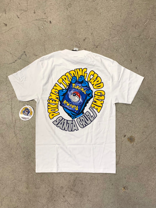 Santa Cruz Pokémon TCG Hand Tee White
