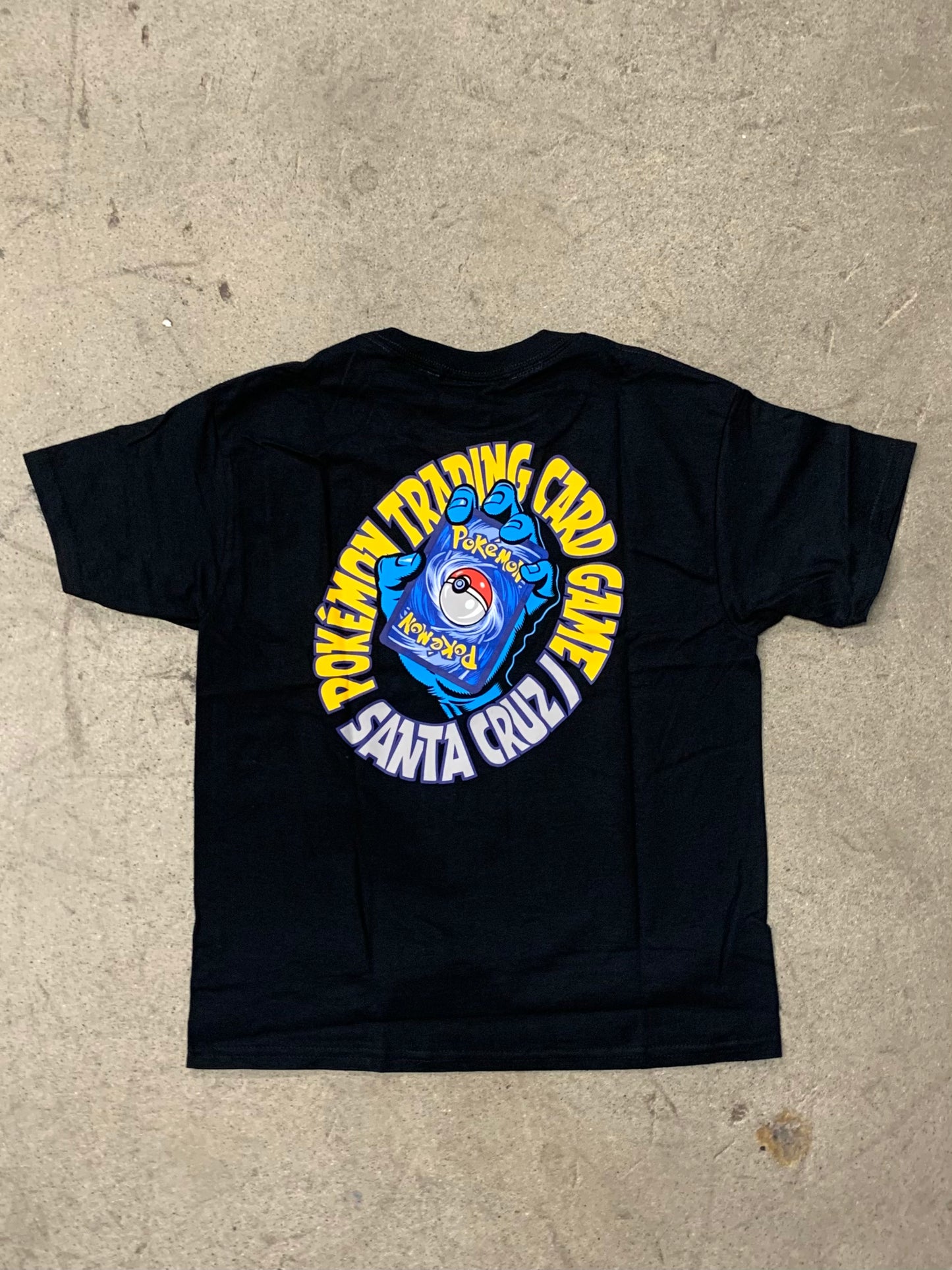 Santa Cruz Pokémon TCG Hand Youth Tee Black