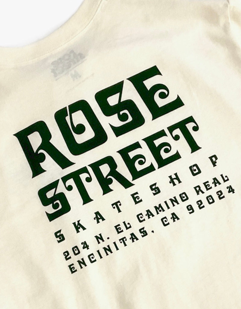 Rose Street Mug Logo Tee Cream