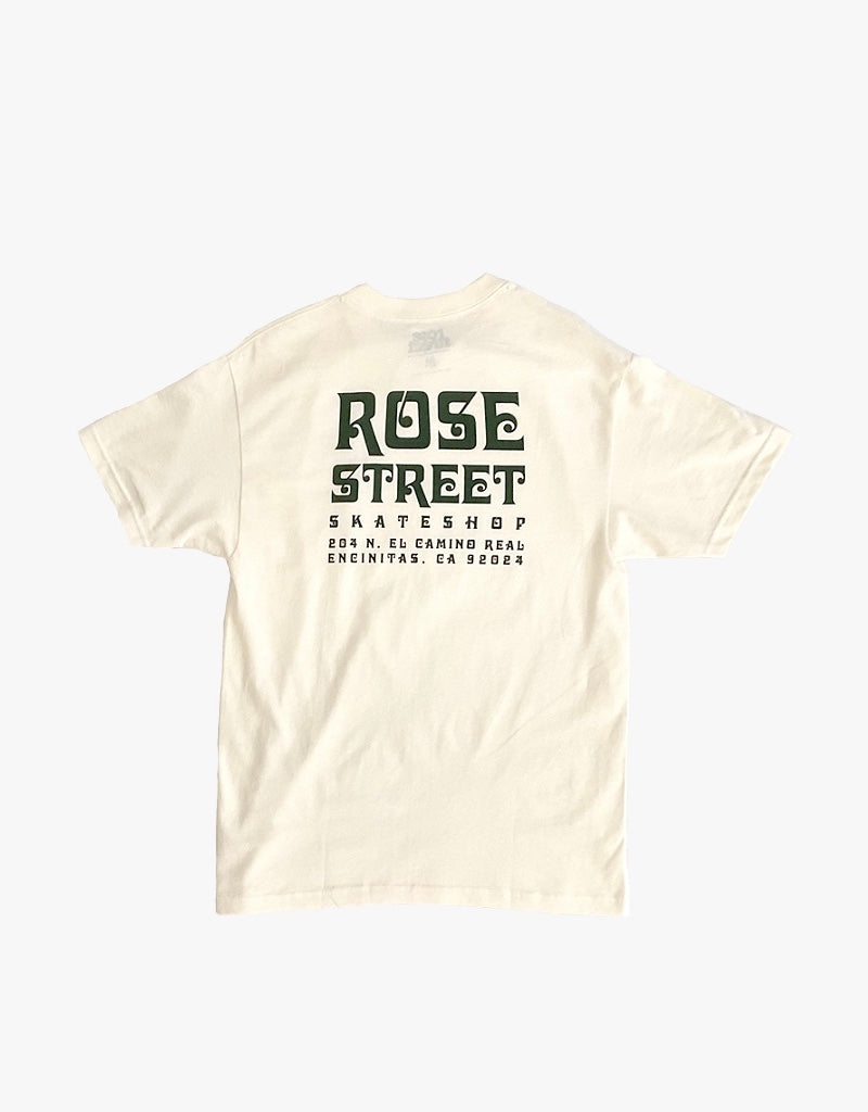 Rose Street Mug Logo Tee Cream