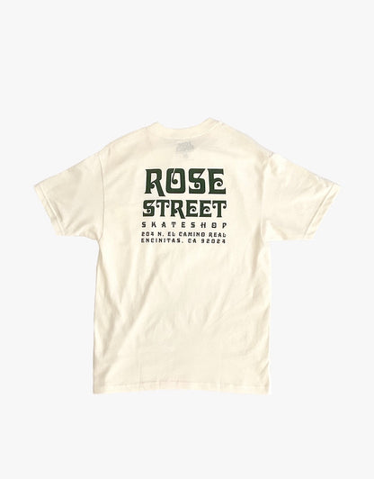 Rose Street Mug Logo Tee Cream