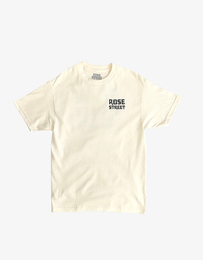 Rose Street Mug Logo Tee Cream