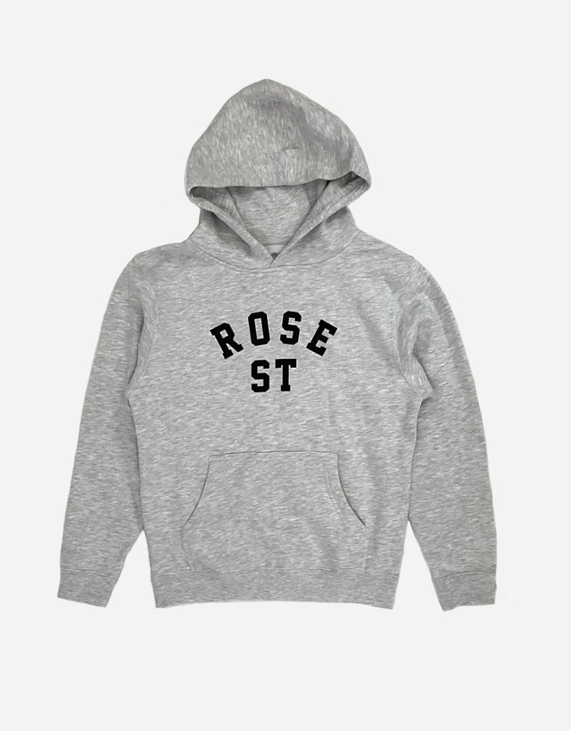 Rose Street Arc Logo Youth Hoodie Gray