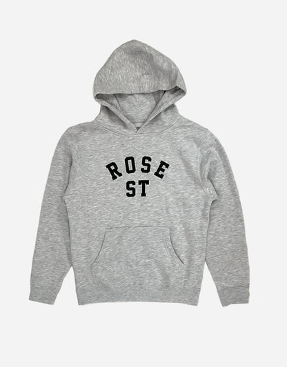 Rose Street Arc Logo Youth Hoodie Gray