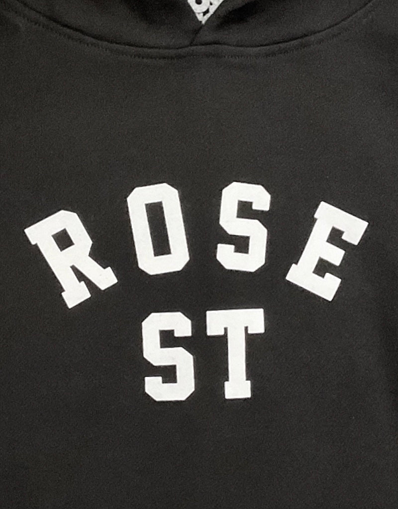 Rose Street Arc Logo Youth Hoodie Black