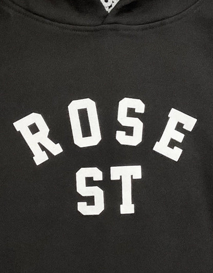 Rose Street Arc Logo Youth Hoodie Black