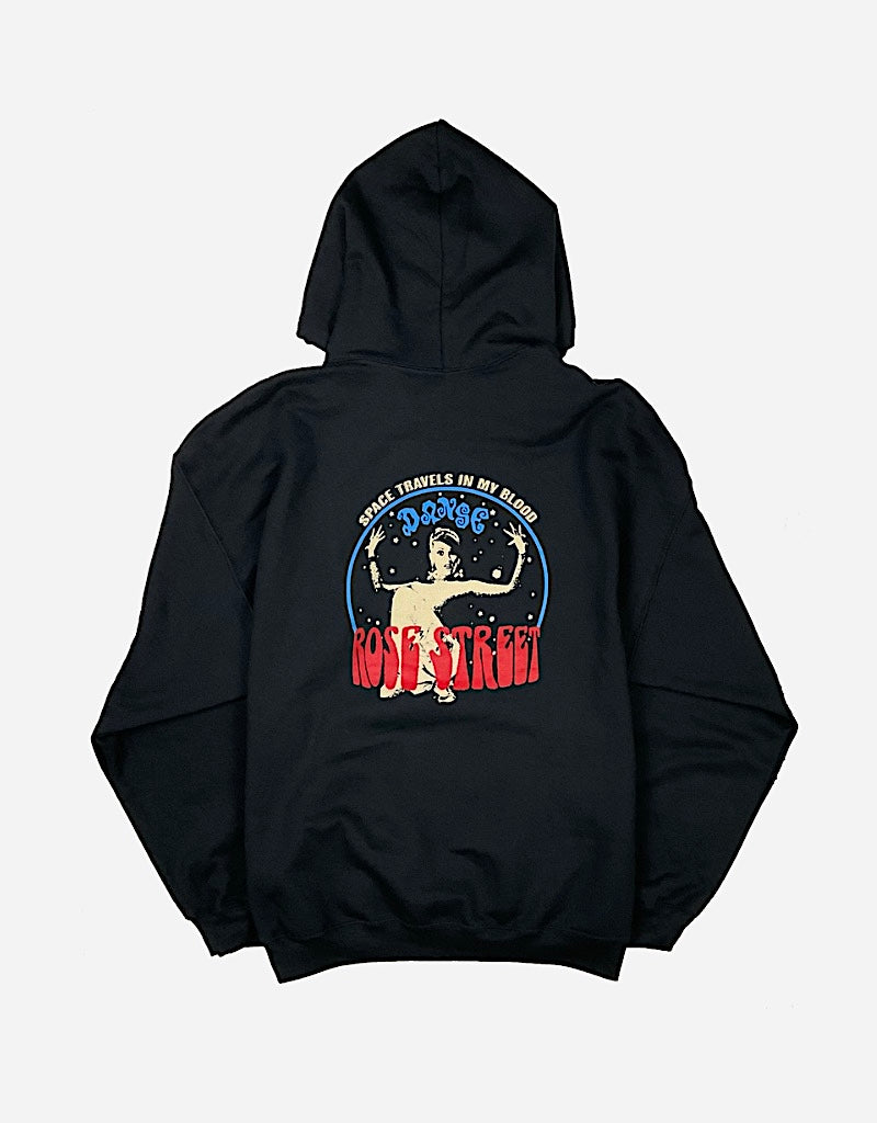 Rose Street x Danse Haus Space Travels Hoodie Black