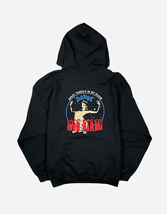 Rose Street x Danse Haus Space Travels Hoodie Black