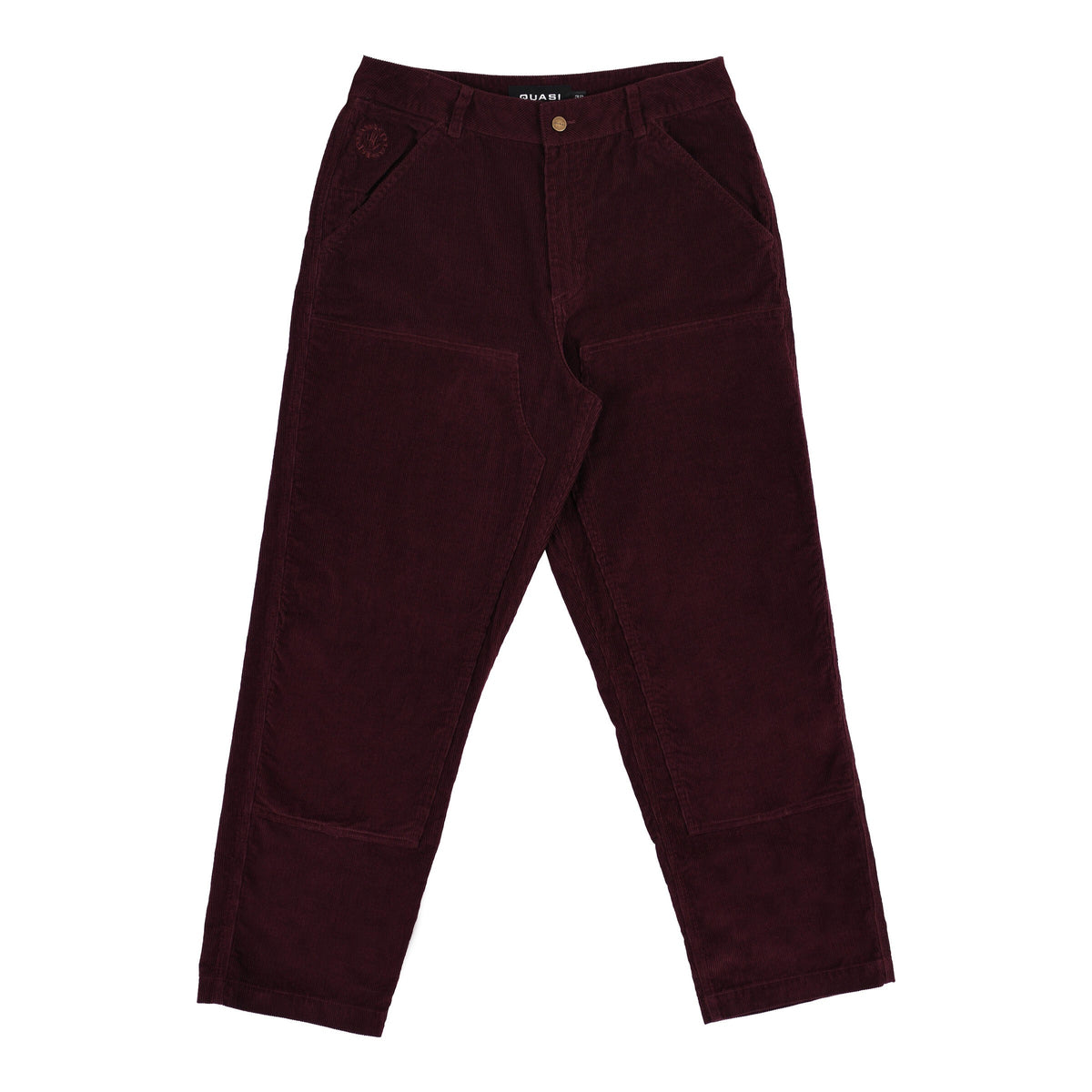 Quasi Work Pant: Wine