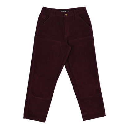 Quasi Work Pant: Wine