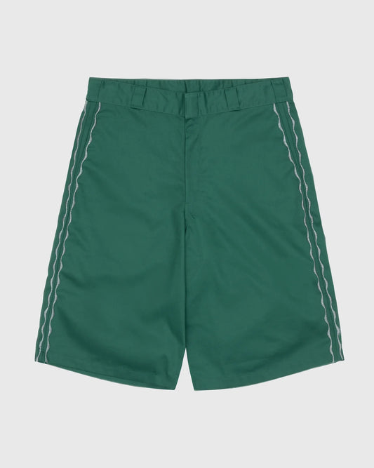 Sexhippies Welder's Stitch Loose Fit Work Shorts: Work Green
