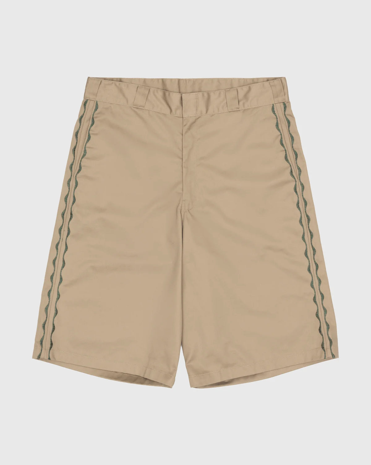 Sexhippies Welder's Stitch Loose Fit Work Shorts: Tan