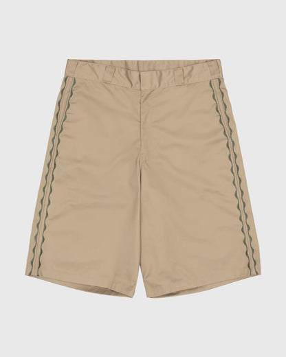 Sexhippies Welder's Stitch Loose Fit Work Shorts: Tan