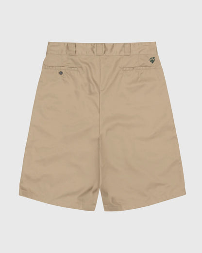 Sexhippies Welder's Stitch Loose Fit Work Shorts: Tan