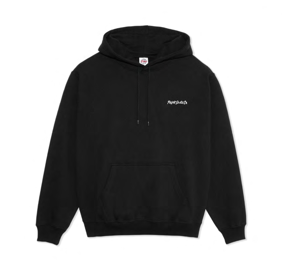 Polar Dave Hoodie Surf Logo Black