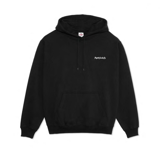 Polar Dave Hoodie Surf Logo Black