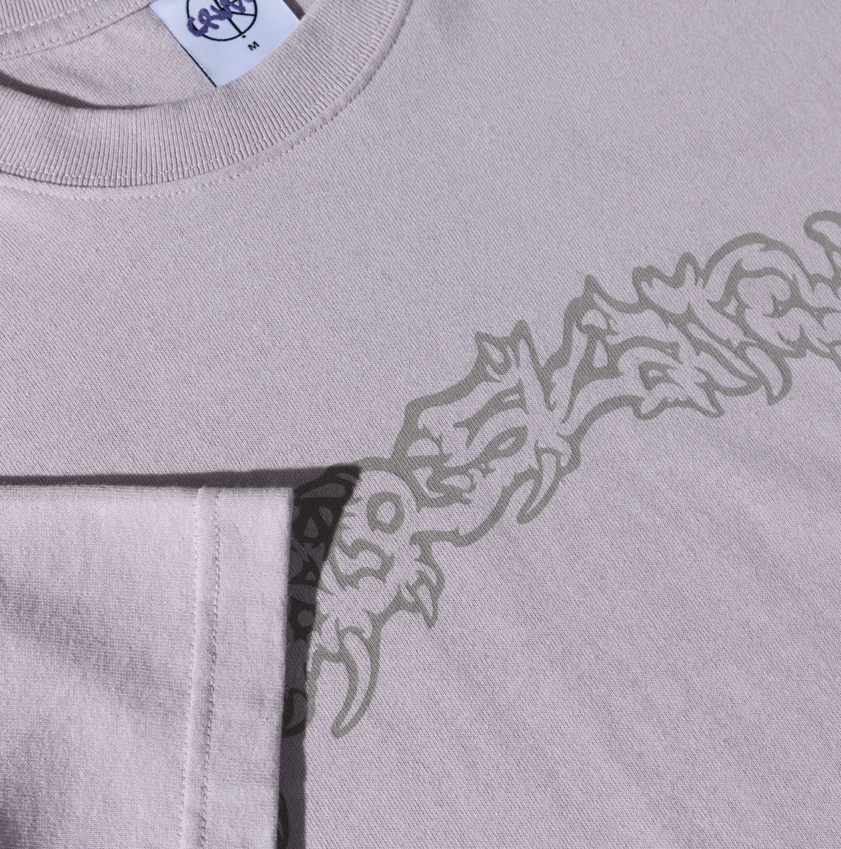Polar Conflict Scenario Tee Pale Purple