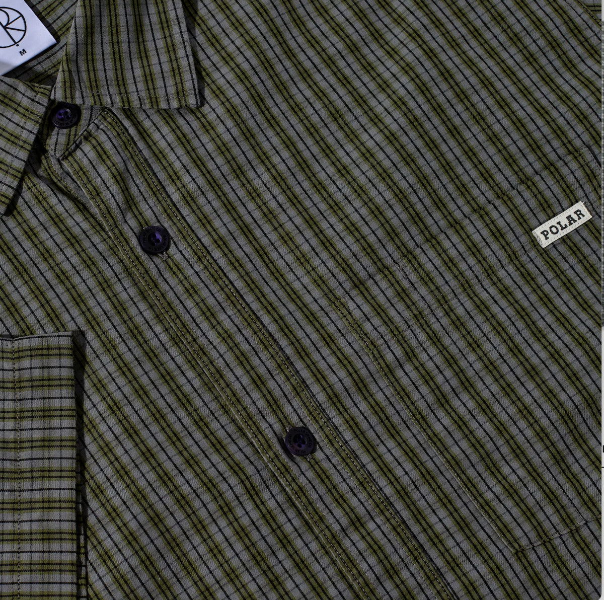 Polar Mitchell Shirt: Black/Green