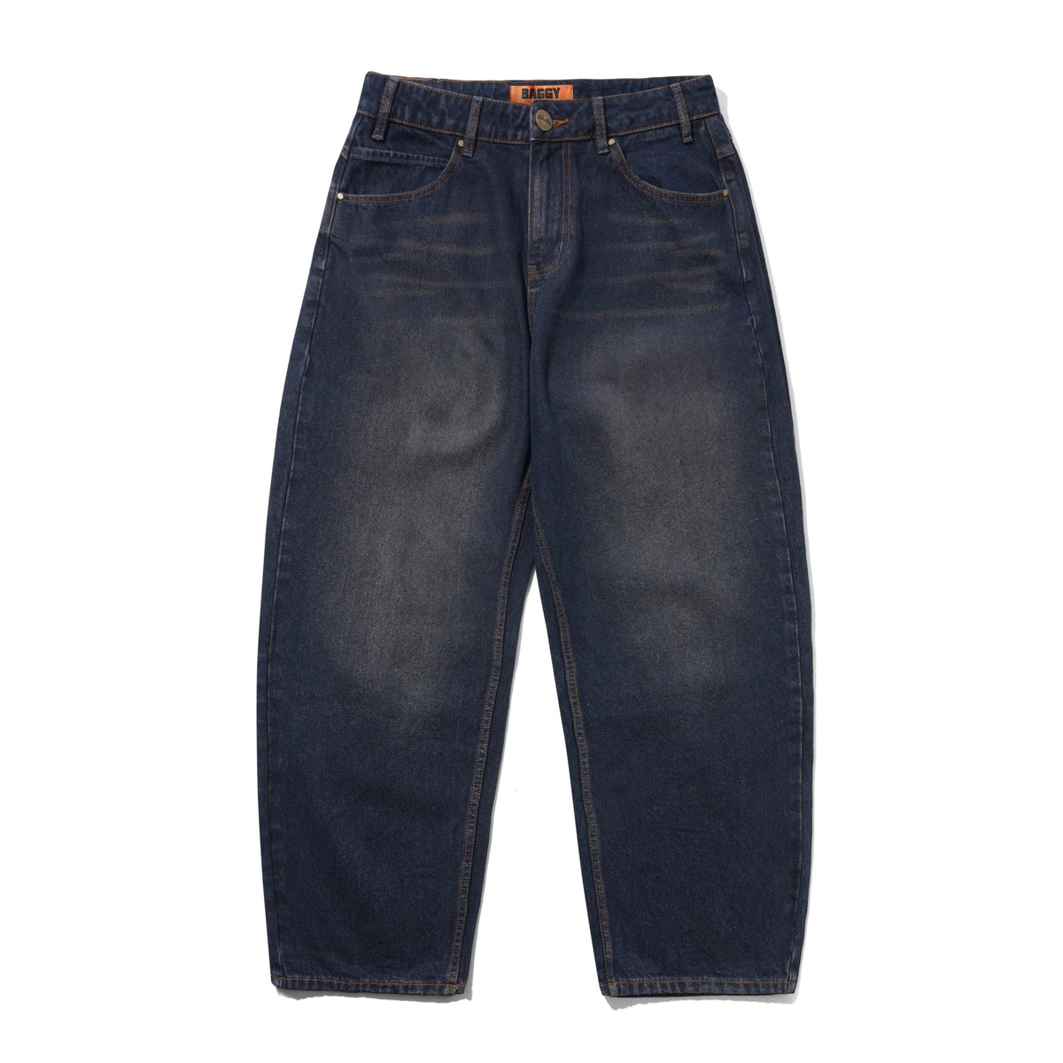 Butter Solar Fade Denim Jeans: Tinted Dark Indigo