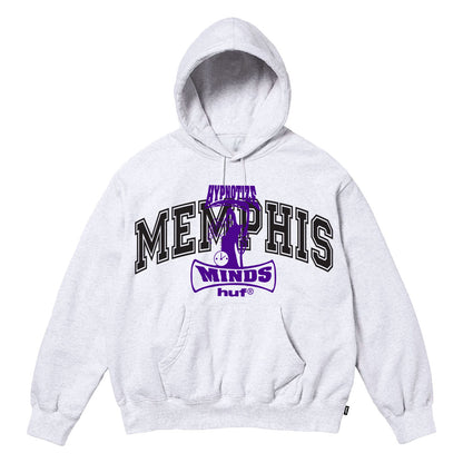 Huf X Three 6 Mafia Memphis Hoodie Heather Grey