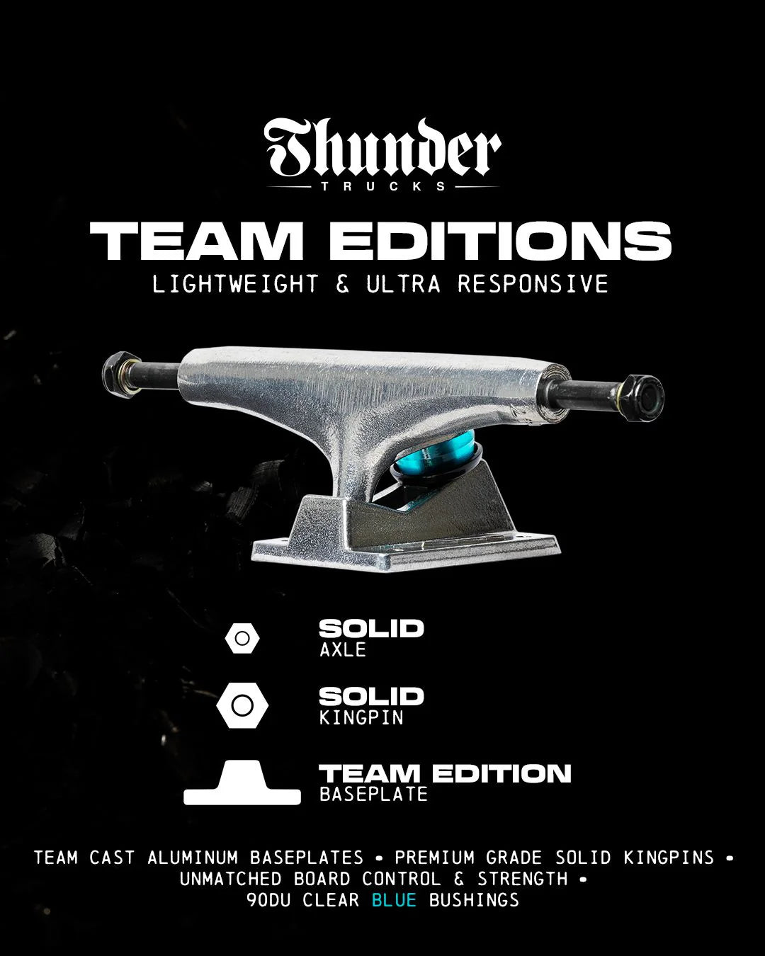 Thunder Team Polished (Set of 2): Assorted Sizes