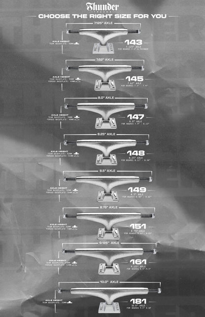 Thunder Team Polished (Set of 2): Assorted Sizes