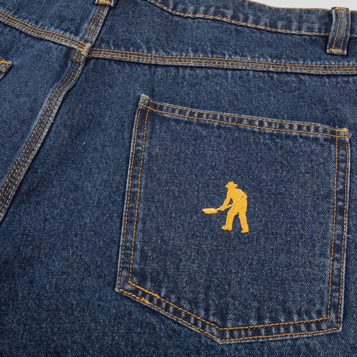 Pass-Port Workers Club Jean R44: Washed Dark Indigo
