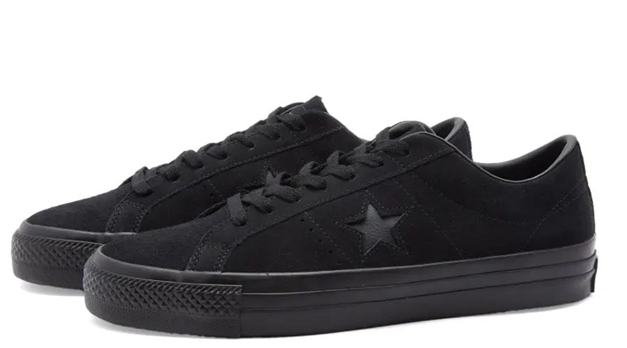 Converse One Star Pro Ox: Black/Black/Black