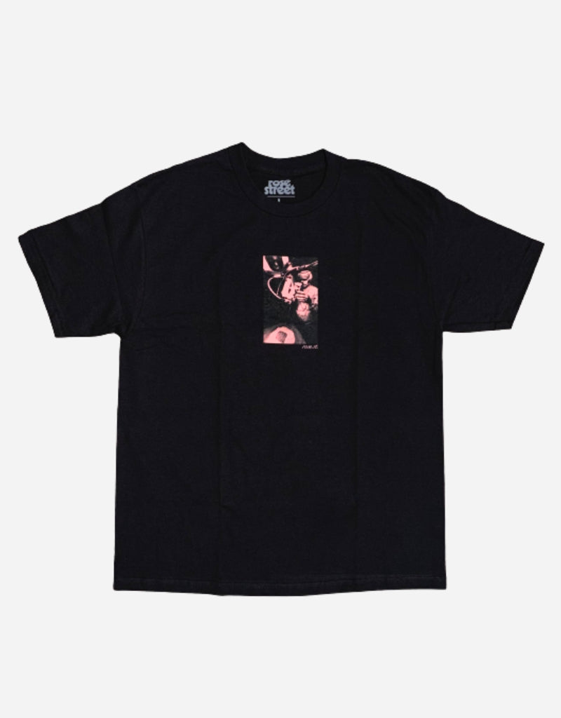 Rose Street Brain Drain Tee Black/Pink