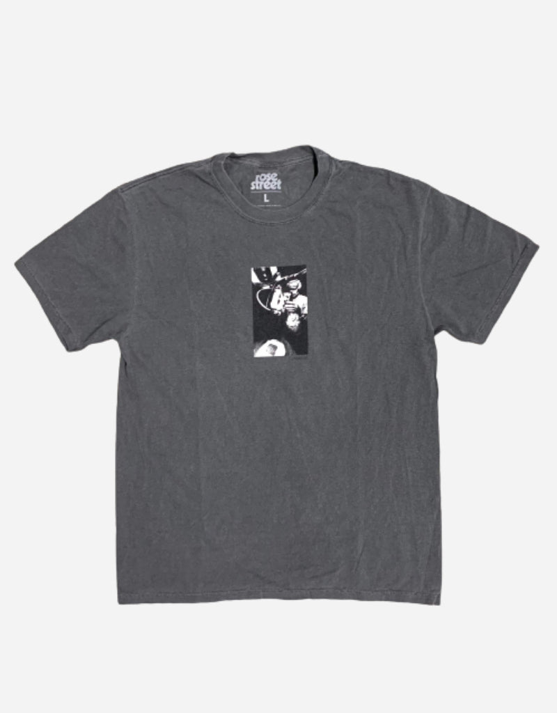 Rose Street Brain Drain Tee Pepper Garment Dyed