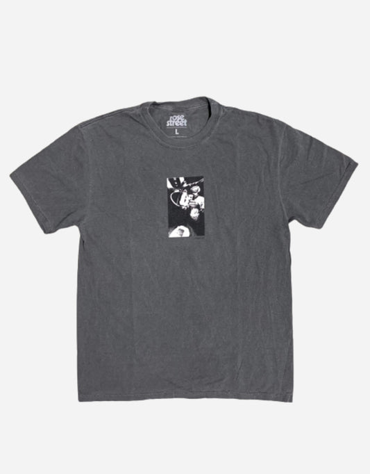 Rose Street Brain Drain Tee Pepper Garment Dyed